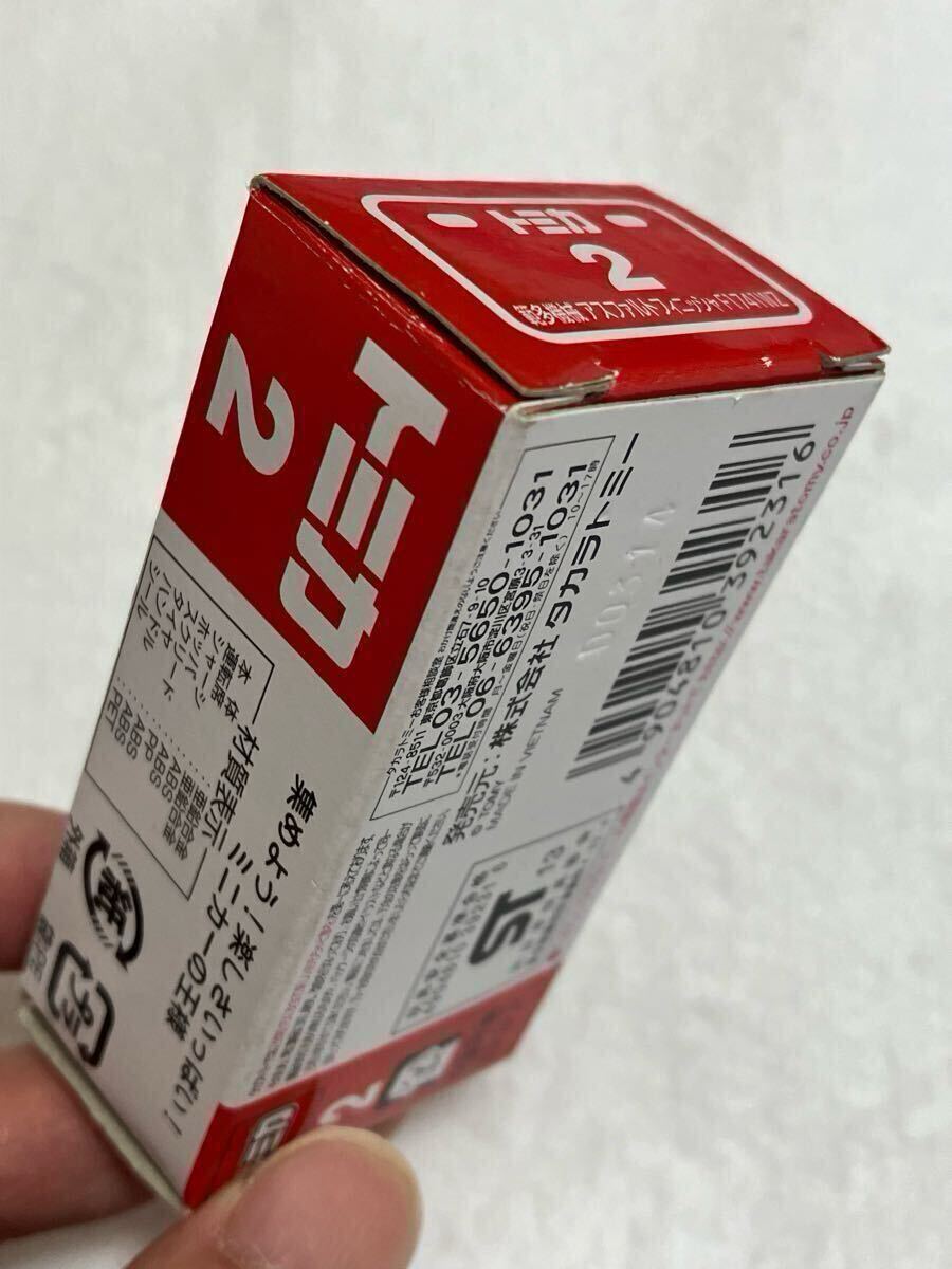 トミカ No 2 範多機械 アスファルト フニッシャ F1741WZ 2011 シールの画像10