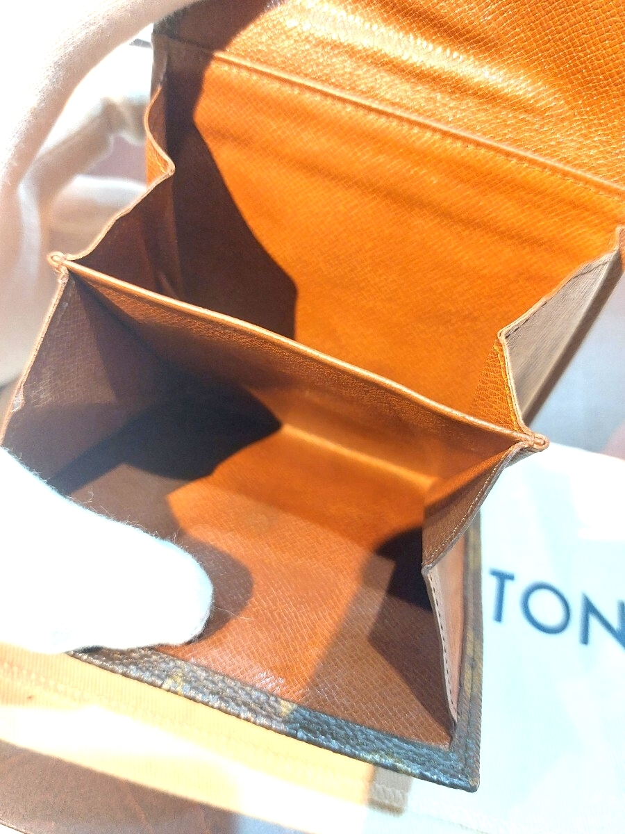 美品☆LOUISVUITTONルイヴィトン☆モノグラム ポルトモネビエ M61660 二つ折財布 Wホック_画像7