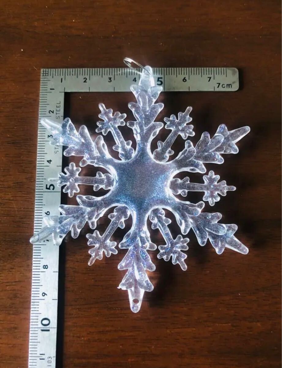 A7 クリスタル クリスマスツリーの飾り 1枚　オーナメント_画像2