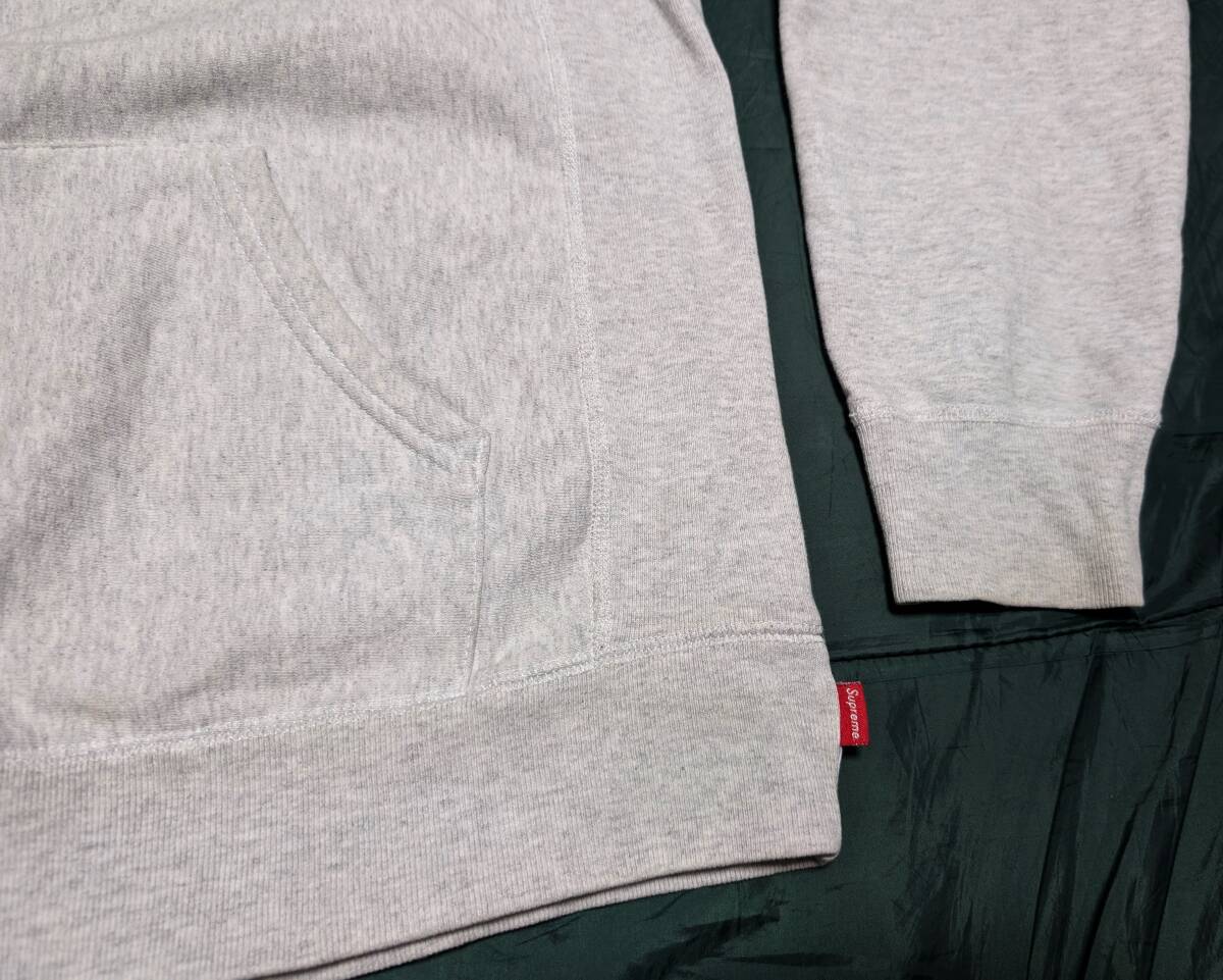 良品★SUPREME シュプリーム ビッグスリーブロゴ フーディ パーカ M_画像3