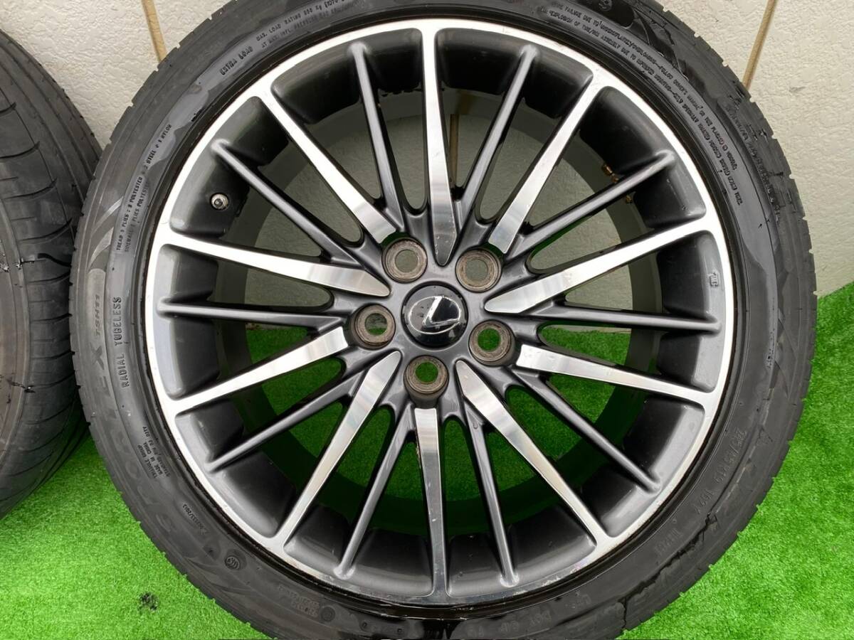 レクサス LS460 LS600 Fスポーツ 後期 BBS 19インチ 245/45R19 19X8J+35 5H PCD120 4本 セット。。。_画像4