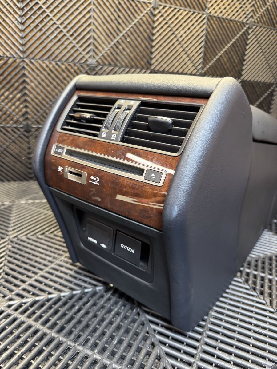 レクサス 純正 UVF45 LS600h 後期センターコンソール エアコン ドリンクホルダー ブルーレイディスク ユニット 付 _画像4