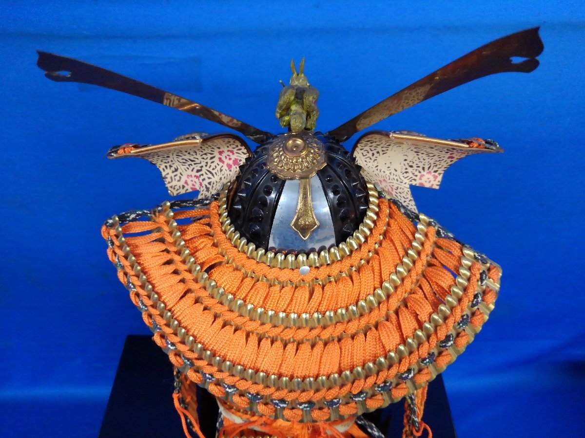 ★５５―１１２★五月人形　詳細不明 鎧兜 鎧飾り 兜飾り 端午の節句 昭和レトロ ビンテージ 飾り物[100]_画像9