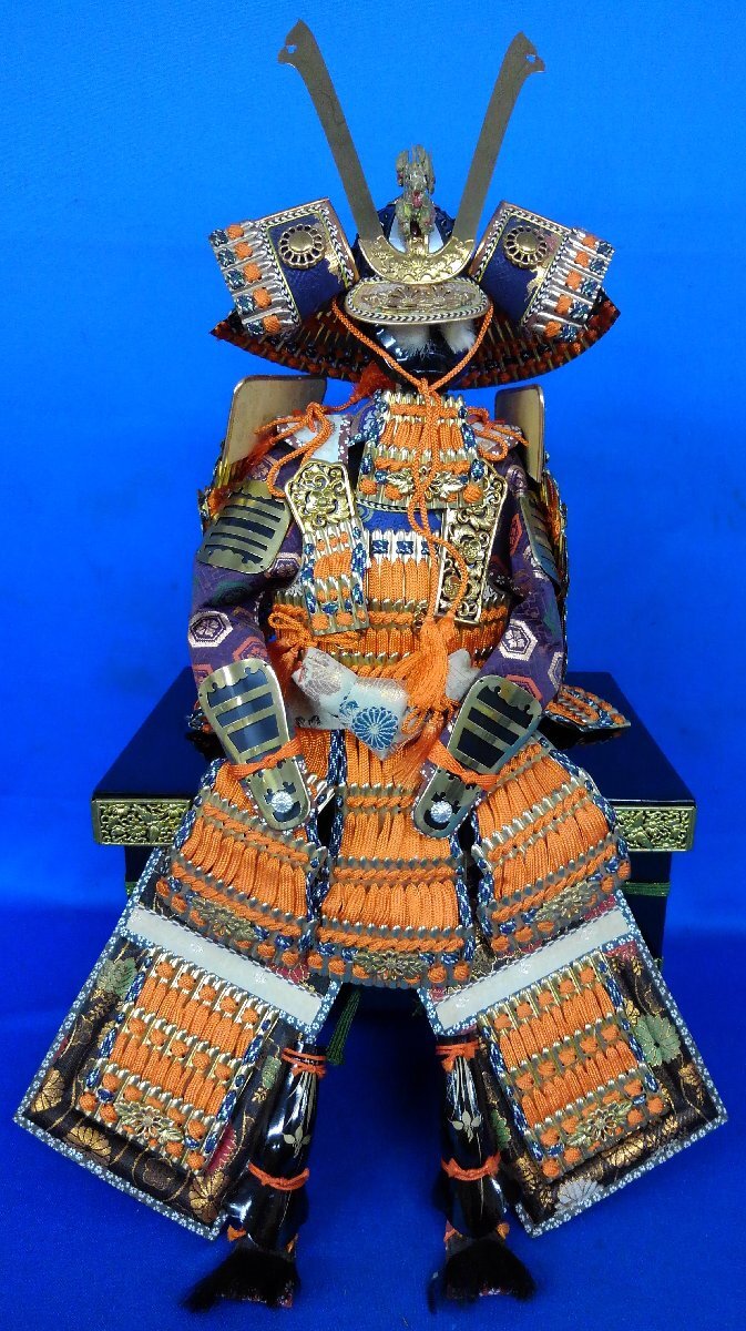 ★５５―１１２★五月人形　詳細不明 鎧兜 鎧飾り 兜飾り 端午の節句 昭和レトロ ビンテージ 飾り物[100]_画像2