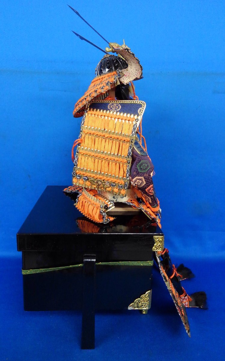 ★５５―１１２★五月人形　詳細不明 鎧兜 鎧飾り 兜飾り 端午の節句 昭和レトロ ビンテージ 飾り物[100]_画像8