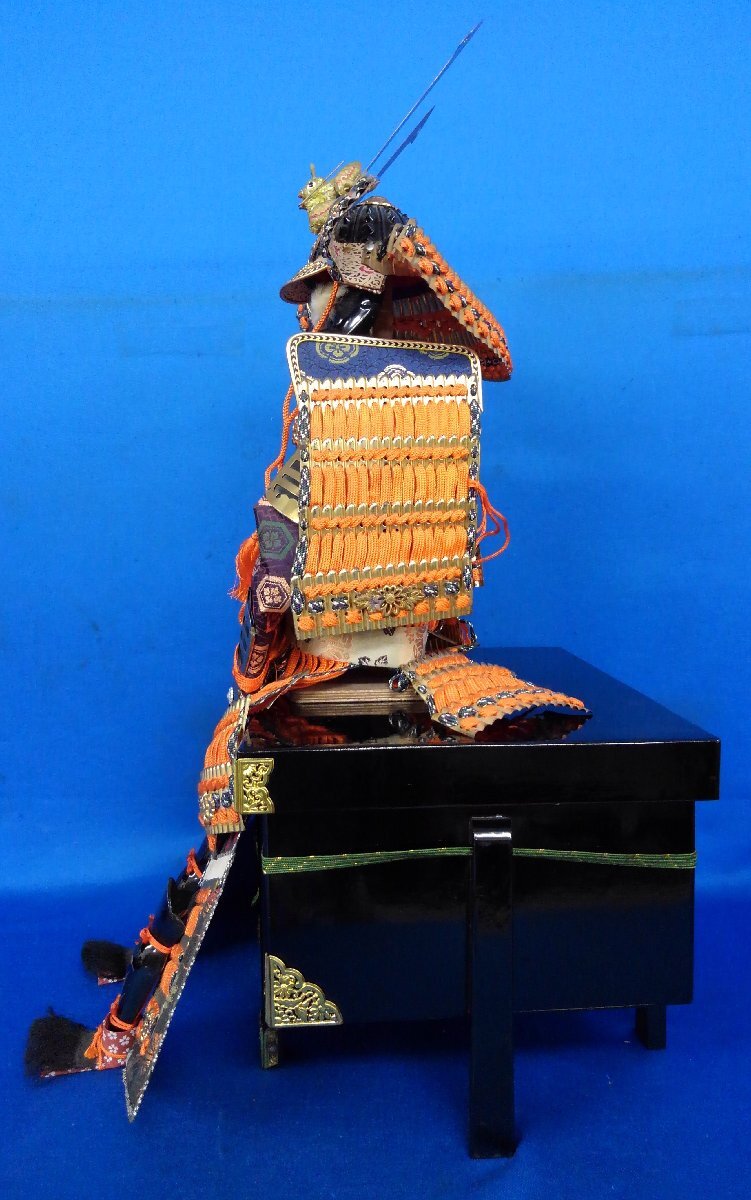 ★５５―１１２★五月人形　詳細不明 鎧兜 鎧飾り 兜飾り 端午の節句 昭和レトロ ビンテージ 飾り物[100]_画像5