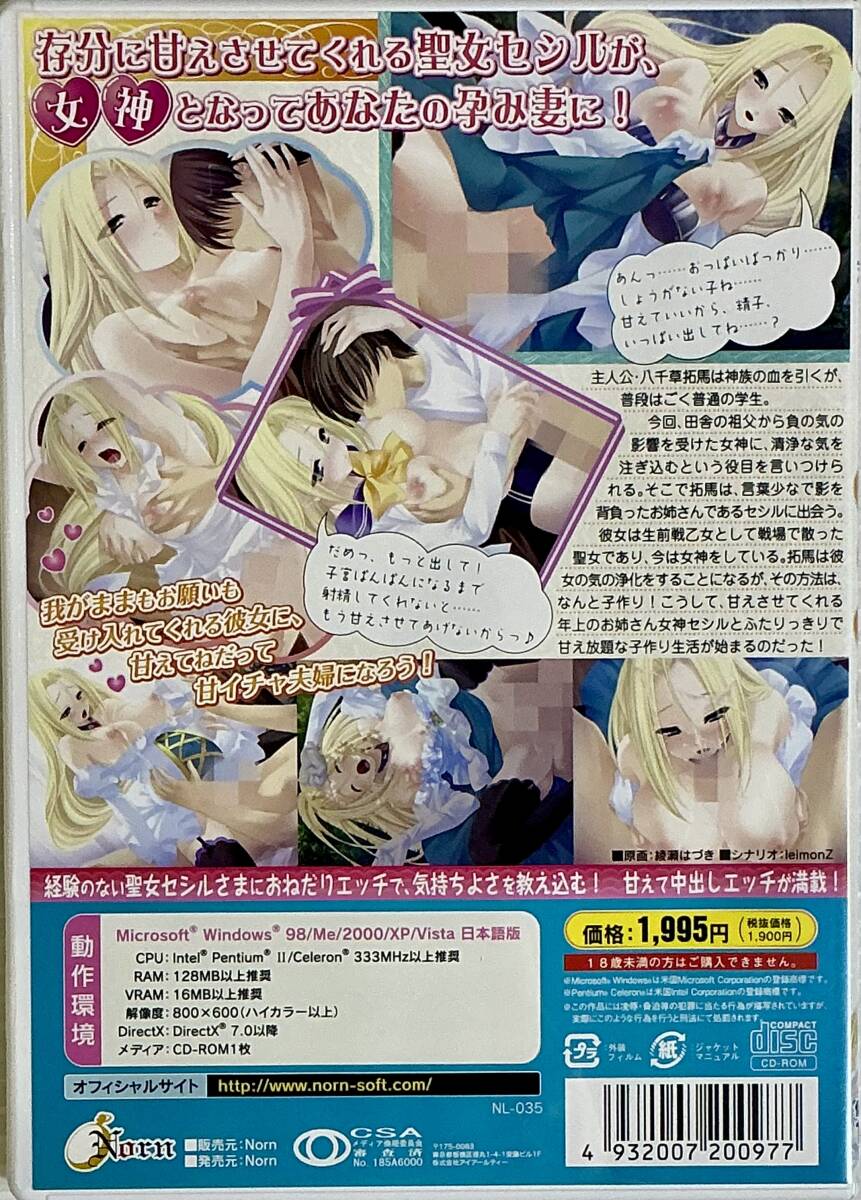 ☆ PCソフト 麗しの圣女神セシルを救う 中出し新婚生活! CD-ROM
