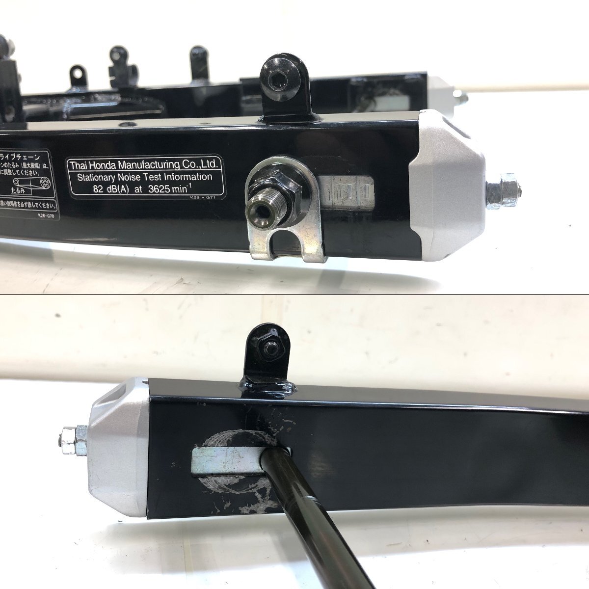 8) ホンダ グロム 純正 スイングアーム セット JC92-1000※※※ 5速 GROM MSX B5_画像8