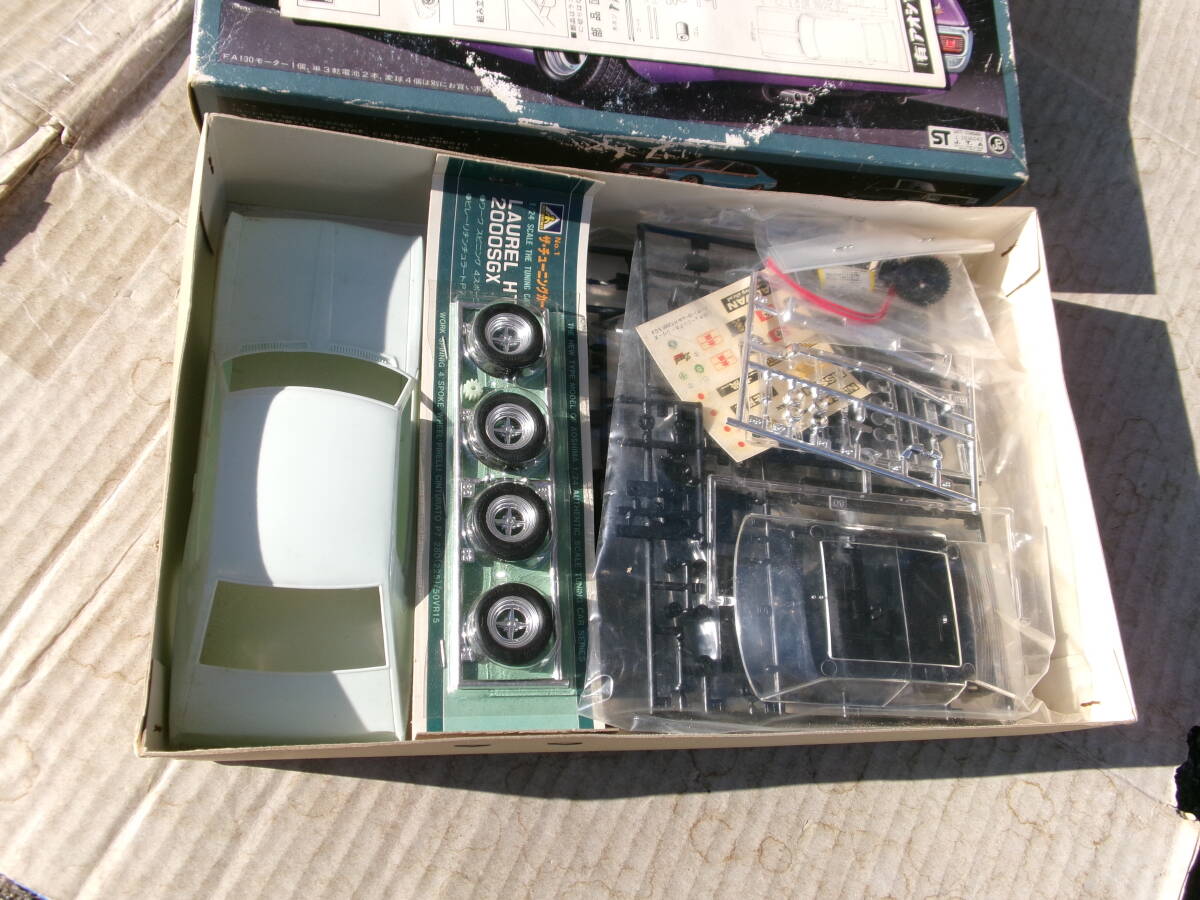 当時物、アオシマ、1/24、ザ・チューニングカー、ハの字、ローレルHT2000SGX、C130型、ブタケツ_画像4