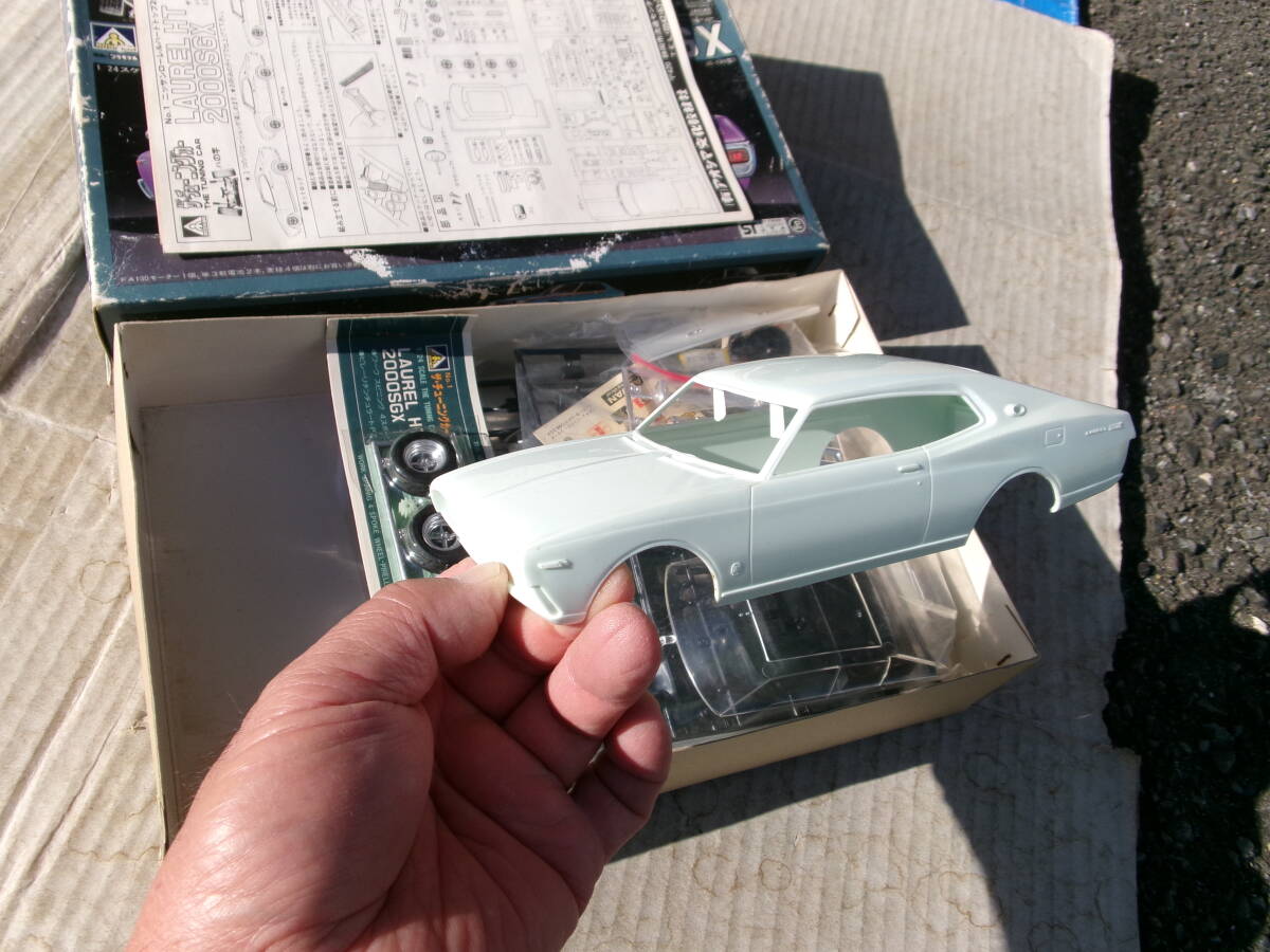 当時物、アオシマ、1/24、ザ・チューニングカー、ハの字、ローレルHT2000SGX、C130型、ブタケツ_画像5