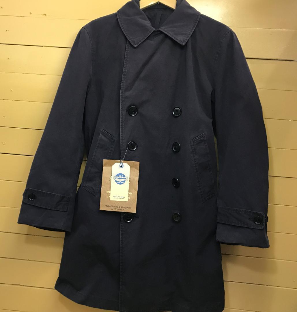 F069[洋服]BUZZ RICKSON'S【バズリクソンズ】TYPE OFFICER'S TRENCH COAT[BR13581]　36size　NVY_画像1