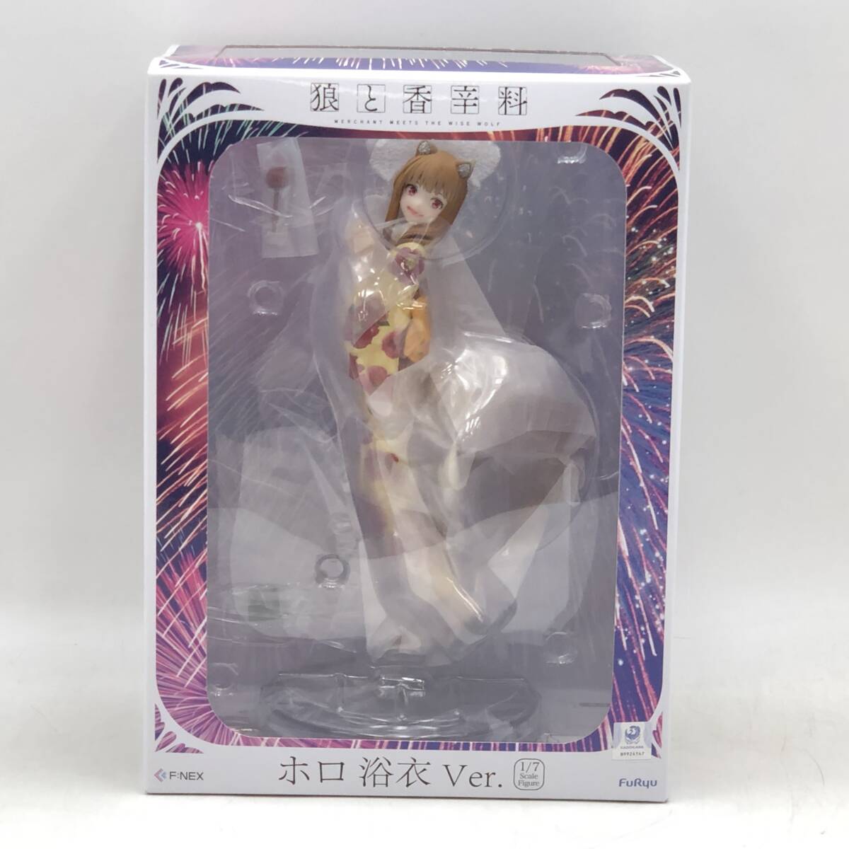 玩L77 フィギュア 1/7 狼と香辛料 ホロ 浴衣Ver. MERCHANT MEETS THE WISE WOLF 完成品[フリュー]【未開封】_画像1