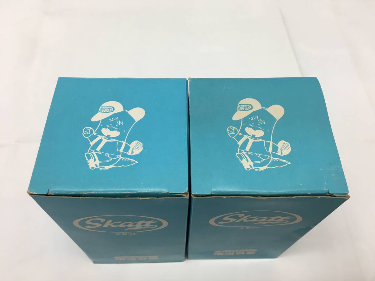 NX92 明治乳業 ノベルティ グラス 2個セット スカット おはようスパンク コップ 箱付き 当時物 昭和 レトロ_画像10