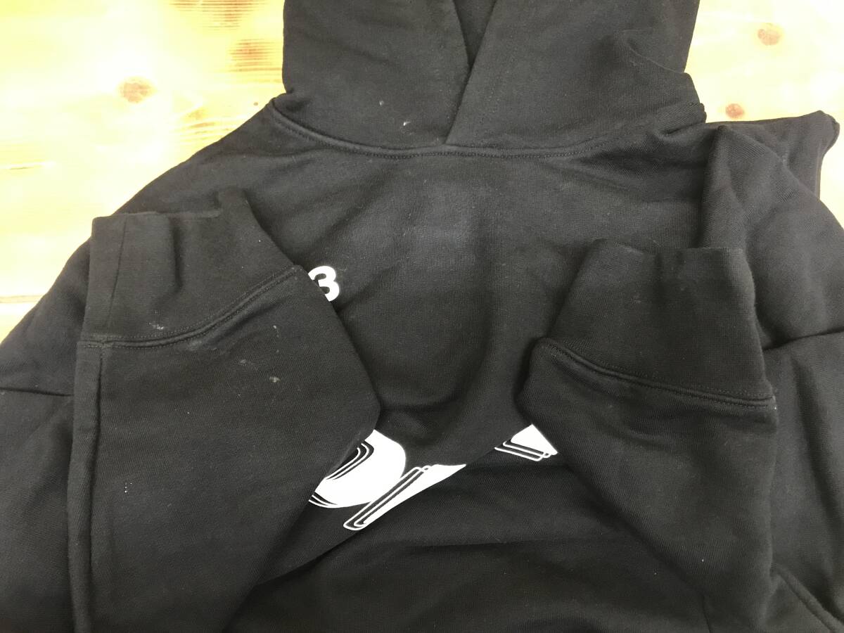 F067[洋服]Y-3 graphic hoodie　Black　Mサイズ_画像9