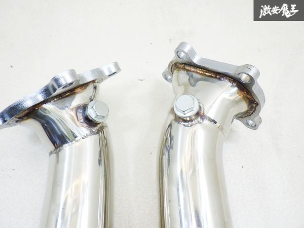 美品!! CZP R35 GT-R 第1触媒 ストレート パイプ ダウンパイプ アウトレットパイプ オールステン 競技用 激安魔王 即納 棚_画像5