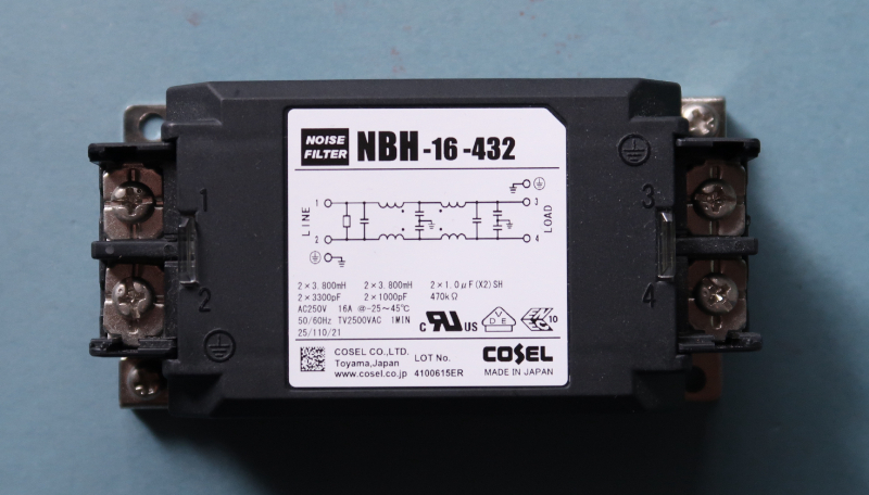 COSEL NBH-16-432 低周波 ノイズフィルタ コーセル ほぼ未使用_画像1