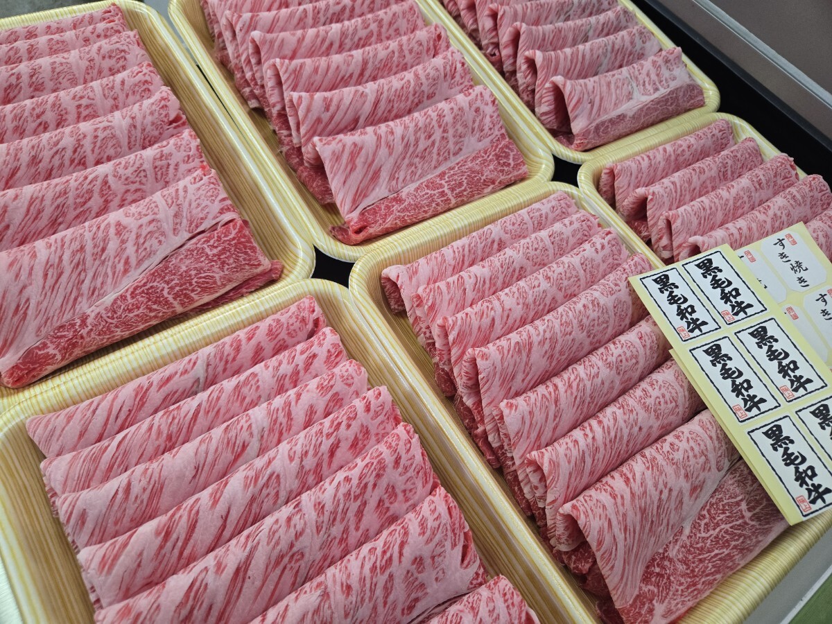 栃木A5とちぎ和牛 特選肩ロース(すき焼き) 3.39kg(1) _画像8