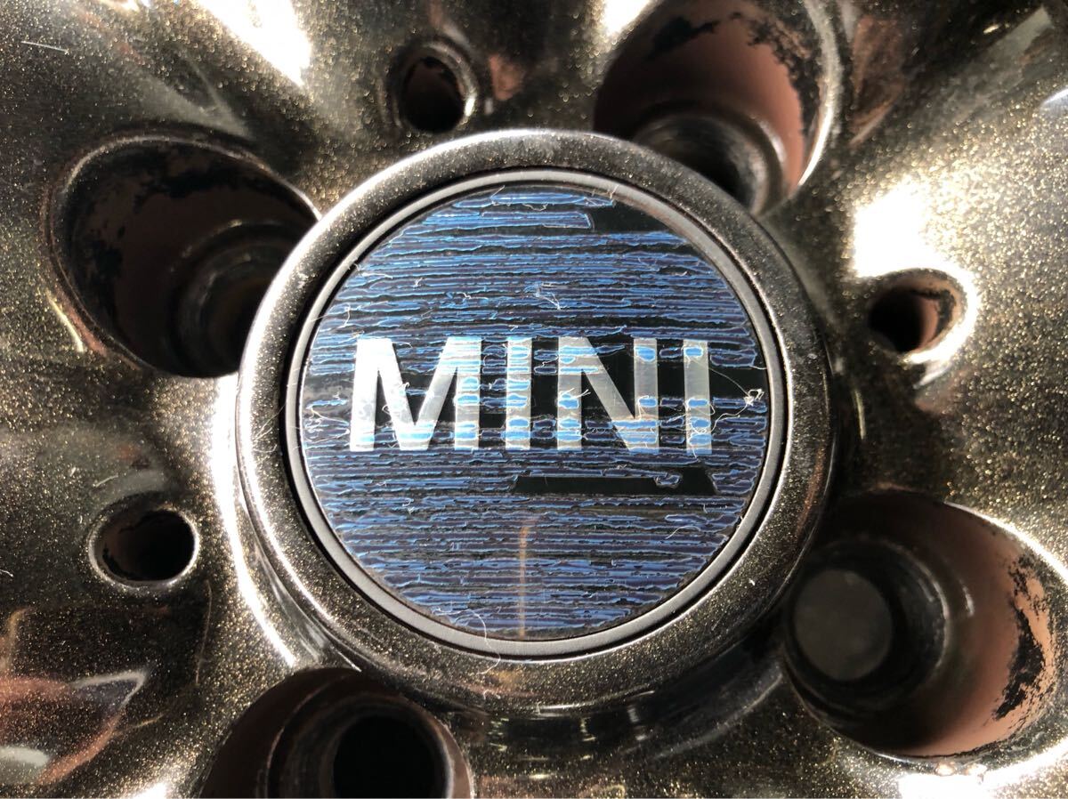 BMW MINI Mini Cooper S aluminium 17 дюймовый 4 шт. комплект царапина, безграничный потерто шина есть паз автограф сверху 4mm 2021 205/45R17 колпак повреждение 