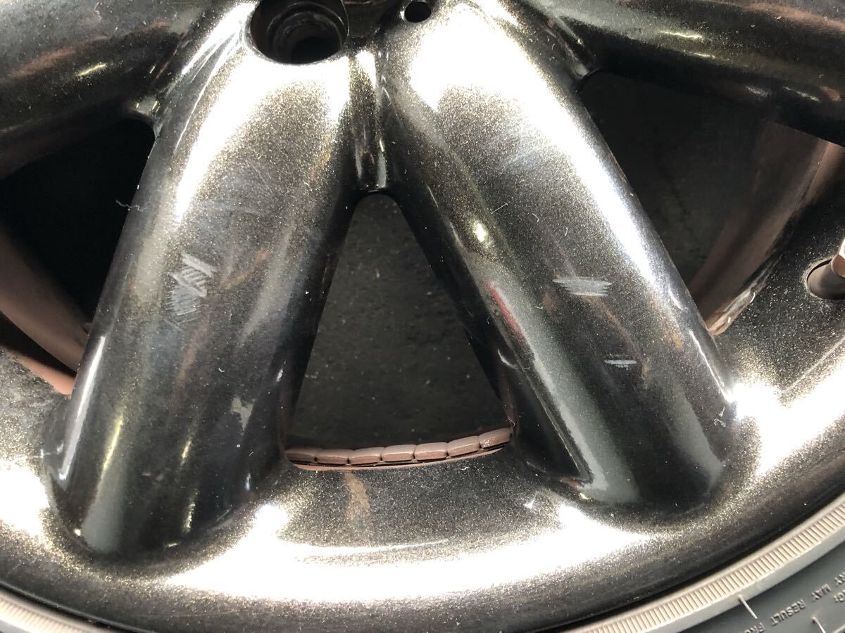 BMW MINI Mini Cooper S aluminium 17 дюймовый 4 шт. комплект царапина, безграничный потерто шина есть паз автограф сверху 4mm 2021 205/45R17 колпак повреждение 