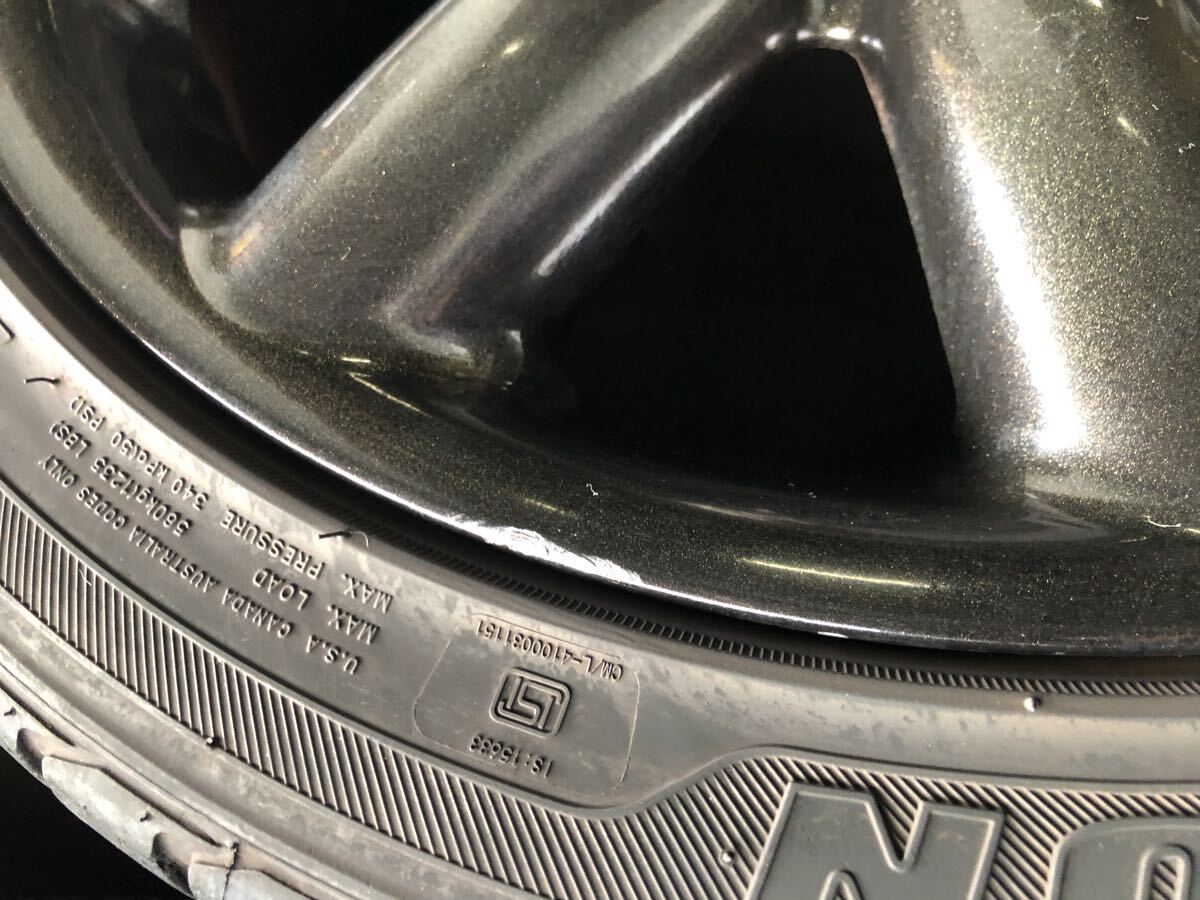 BMW MINI Mini Cooper S aluminium 17 дюймовый 4 шт. комплект царапина, безграничный потерто шина есть паз автограф сверху 4mm 2021 205/45R17 колпак повреждение 