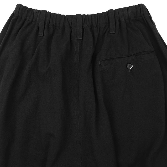 【美品】Yohji Yamamoto +NOIR ヨウジヤマモト プリュスノアール サルエルパンツ アラジン ドロップクロッチ ナイロン メンズ 1 黒 日本製_画像5