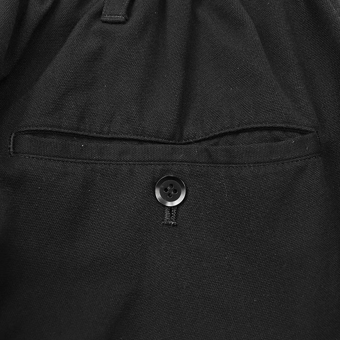 【美品】Yohji Yamamoto +NOIR ヨウジヤマモト プリュスノアール サルエルパンツ アラジン ドロップクロッチ ナイロン メンズ 1 黒 日本製_画像6