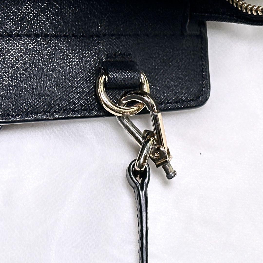 【訳あり美品】MICHEAL KORS マイケルコース 2way ハンドバッグ ショルダーバッグ レザー 手提げ ブラック 黒 通勤 通学_画像10