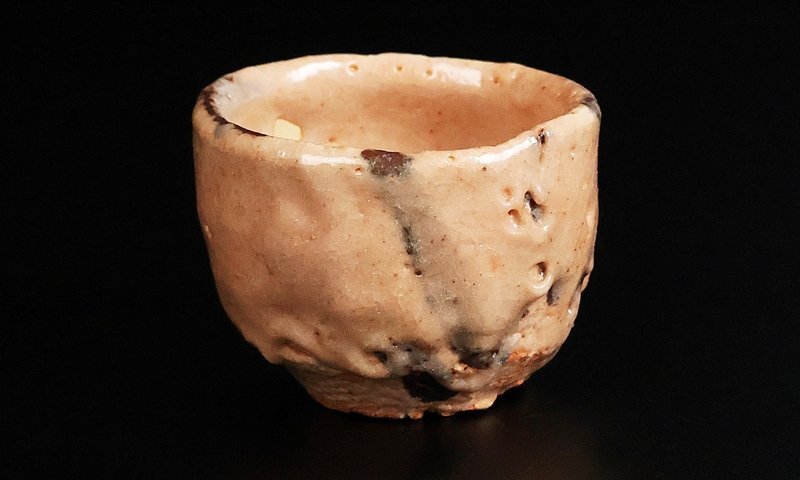 [ Okabe . мужчина ] высокого класса произведение . Shino большие чашечки для сакэ . Kato Tang 9 . вместе коробка гарантия 15951