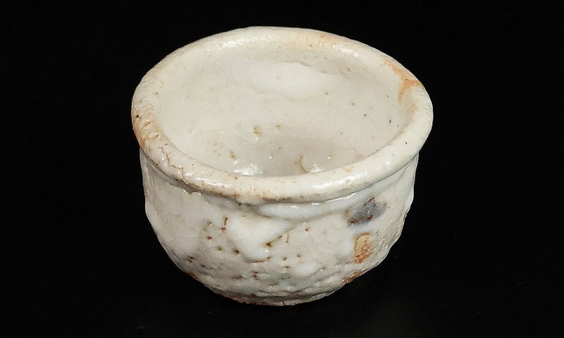 [. река . магазин ] превосходящий . произведение Shino sake чашечка для сакэ человек национальное достояние вместе коробка гарантия 17130