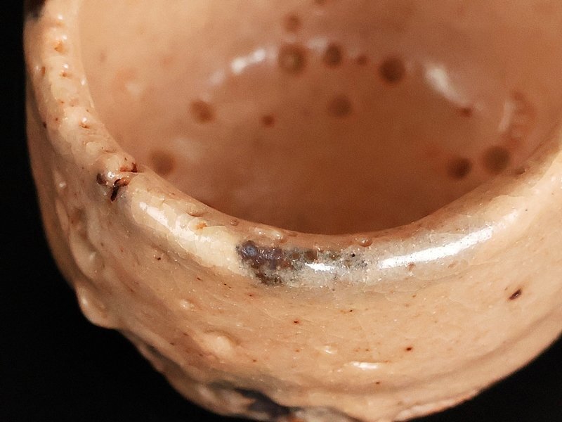 [ Okabe . мужчина ] высокого класса произведение . Shino большие чашечки для сакэ . Kato Tang 9 . вместе коробка гарантия 15951