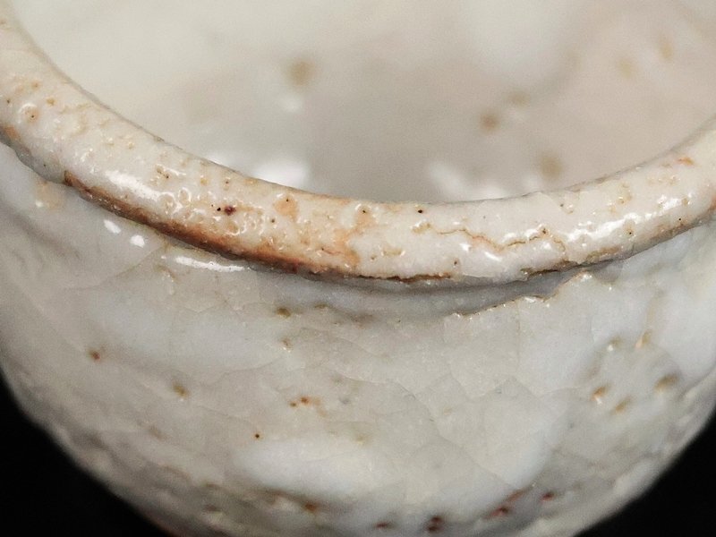 [. река . магазин ] превосходящий . произведение Shino sake чашечка для сакэ человек национальное достояние вместе коробка гарантия 17130