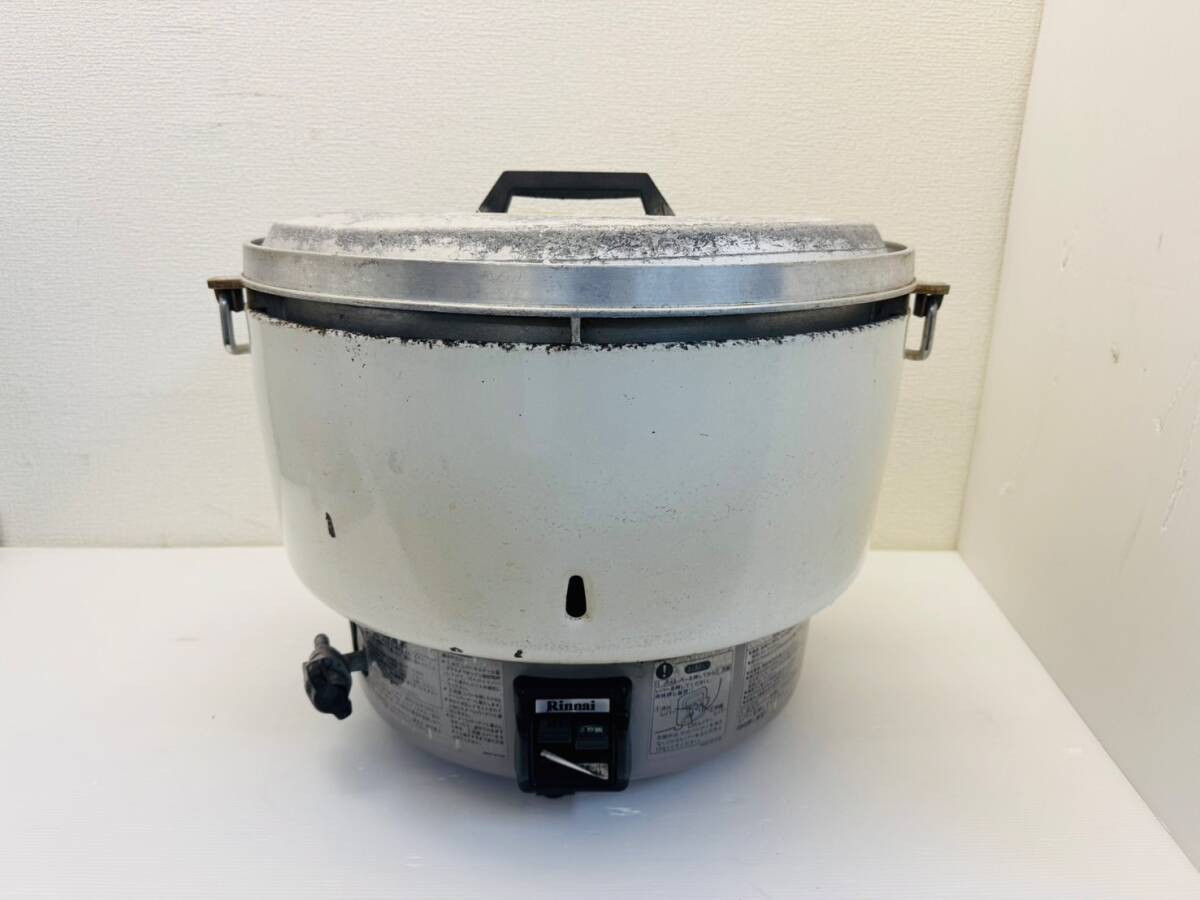 S768-1　ガス炊飯器　リンナイ　プロパン/LP　10L　5.5升　無洗米6ｋｇ　φ390×H380ｍｍ　飲食店/厨房/店舗/業務用_画像1