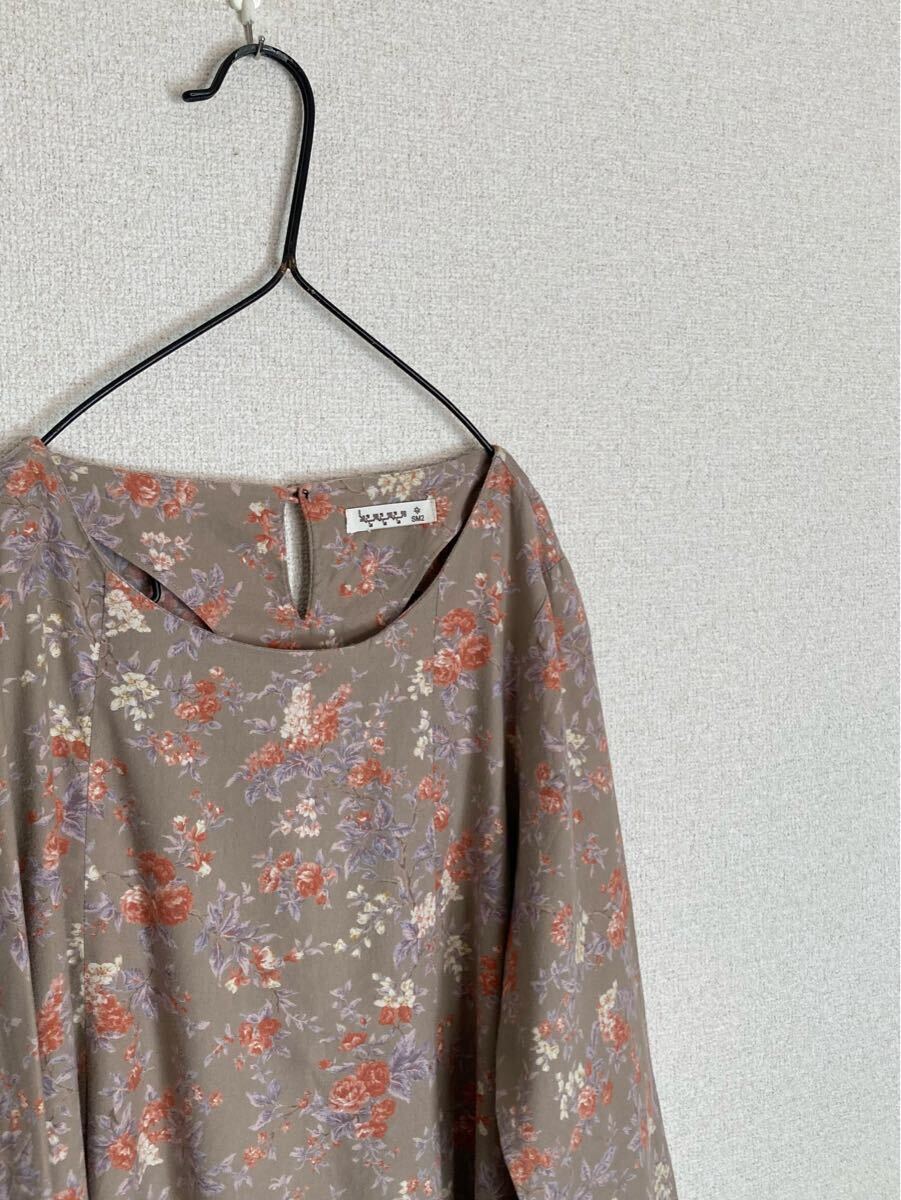 ＊SM2＊サマンサモスモス＊花柄 ネル生地 ワンピース＊(zv)_画像3