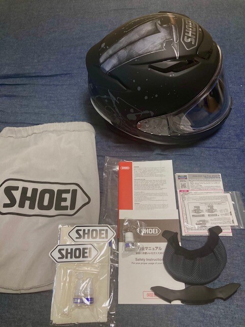 【極美品】 SHOEI フルフェイスヘルメット Z-8 FAUST（ファウスト）XLサイズの画像9