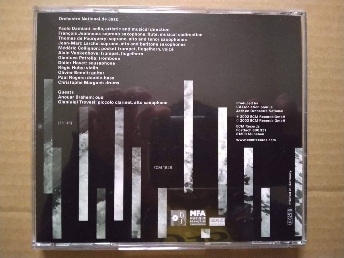 【送料込】ECM CD Charmediterranen / Orchestre National de Jazz, Anouar Brahem, Gianluigi Trovesi, Paolo Damiani_画像5