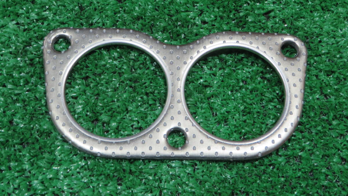 L6タコ足用　メガネガスケット５０φ　ハコスカ　ケンメリ　デュアルマフラー用　GC10　S30　スカイライン　日産_画像1