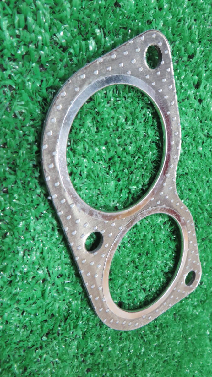 L6タコ足用　メガネガスケット５０φ　ハコスカ　ケンメリ　デュアルマフラー用　GC10　S30　スカイライン　日産_画像3