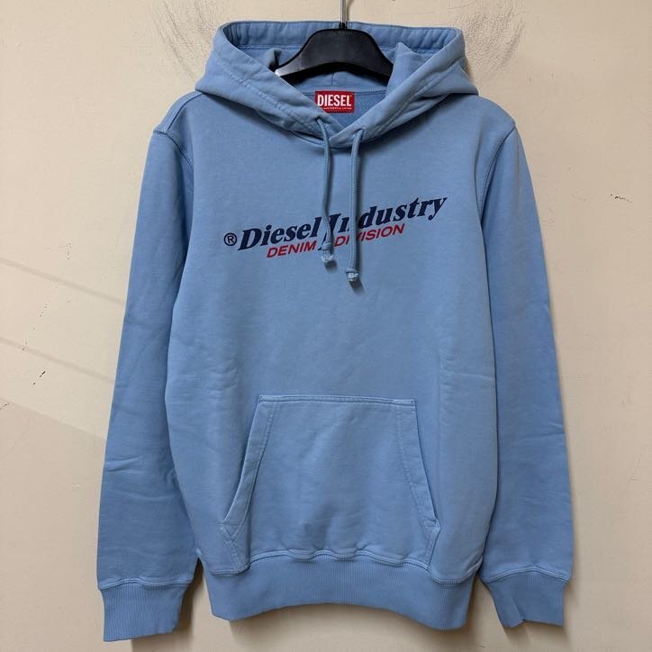 正規品/新品/未使用/XSサイズ■訳ありアウトレット品■定価30,800円■DIESEL ディーゼル メンズ ロゴプリント スウェット パーカー N836_画像3