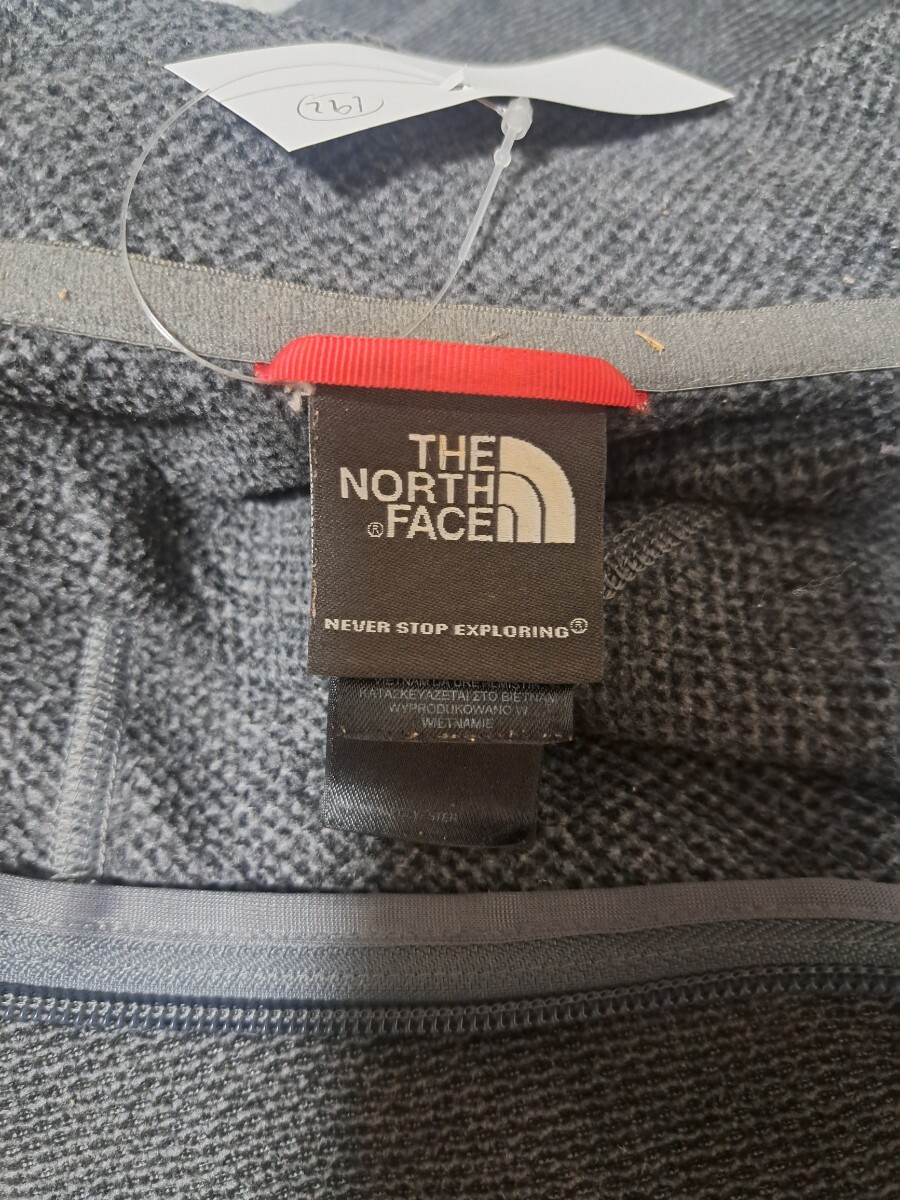 ザノースフェイス THE NORTH FACE フリースジャケット M　フルジップ ジャケット グレー　OSAGARI 192_画像4