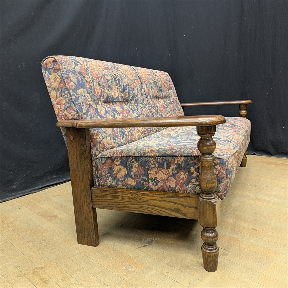 ★美品★カントリーハウス★三越★ブルージュ★CLC32★オーク★　ラブソファ　二人掛け　2P　英国カントリースタイル クラシック_画像4