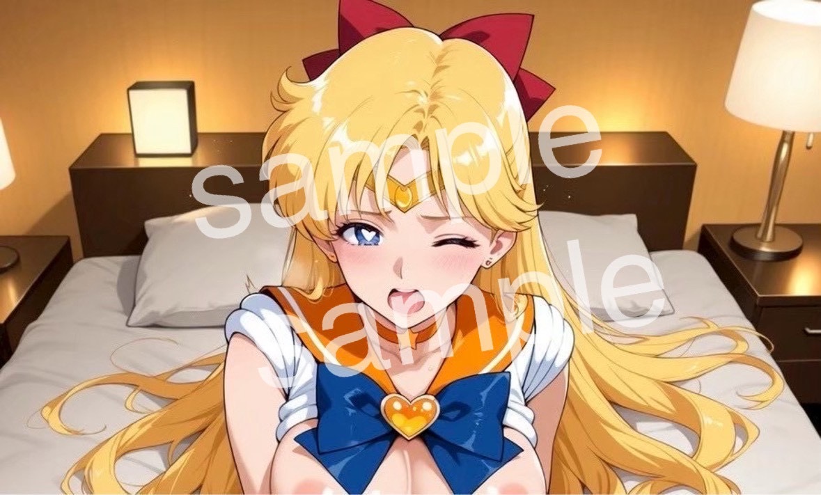 特別版?★kf118 セーラーヴィーナス 愛野美奈子　美少女戦士セーラームーン　特大バスタオル タオル地　毛布　タペストリー 抱き枕カバー