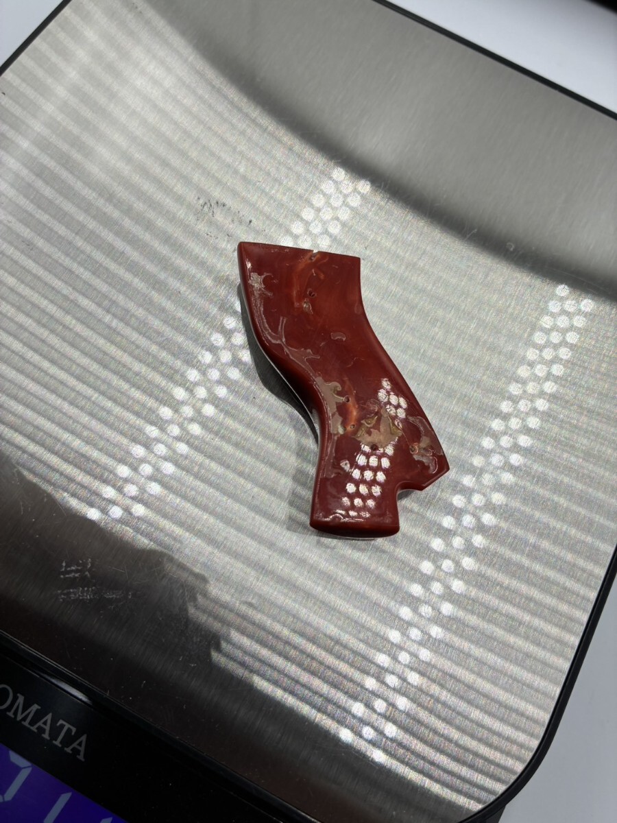 『特大血赤珊瑚』 血赤珊瑚 帯締め 189g 赤珊瑚 ルース 大玉あり コーラル 宝石 TK0927-10_画像4