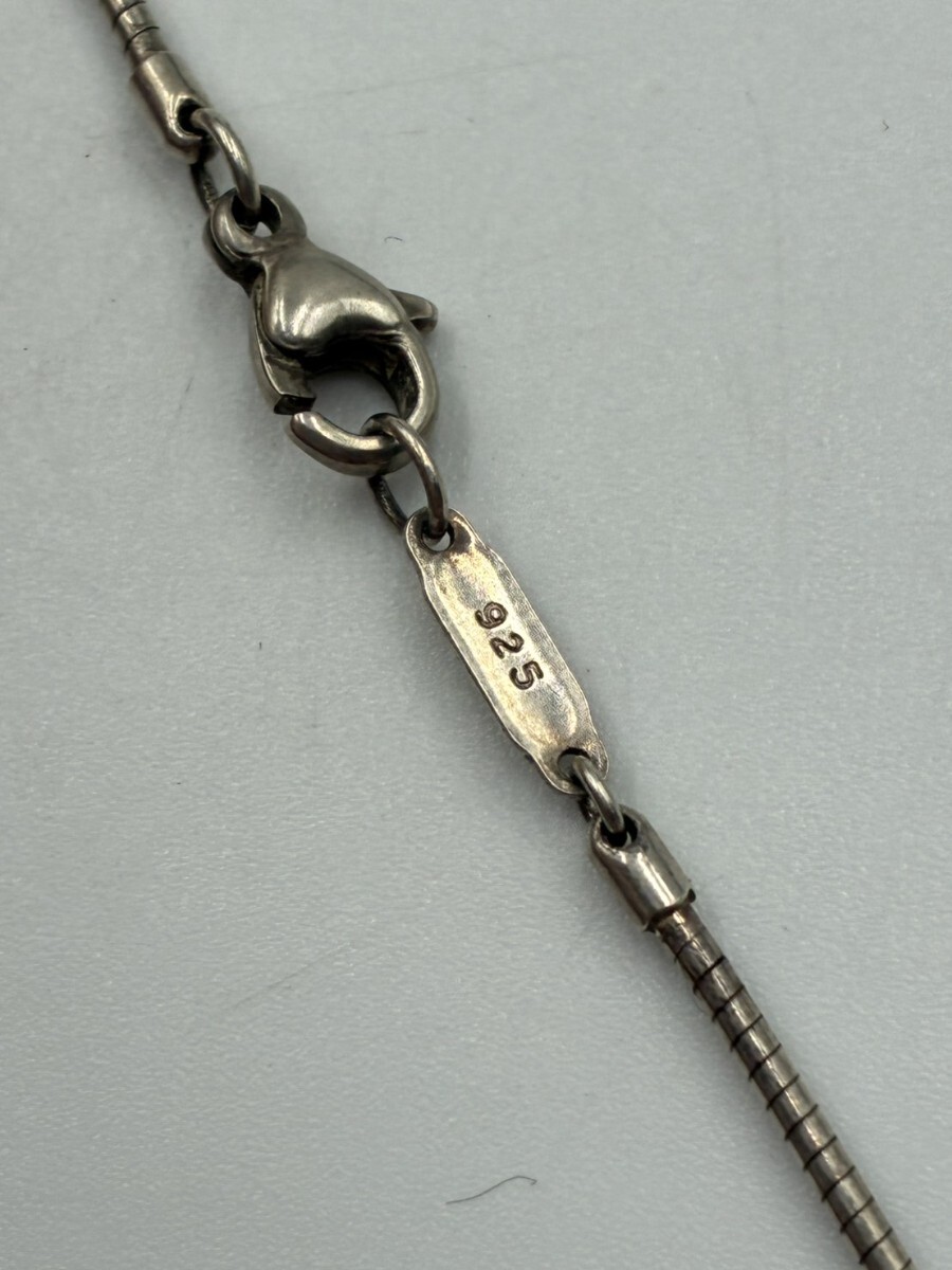 1円スタート TIFFANY＆Co. ティファニー オープンクロス スクエア チャーム シルバー TK1029-19_画像4