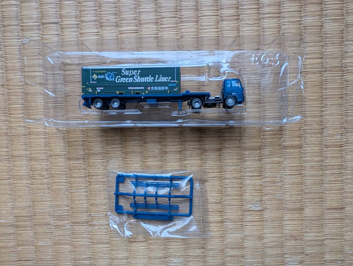 ザ・トレーラーコレクション第5弾 全国通運 日野スーパードルフィン角目+31ftドライコンテナ_画像2