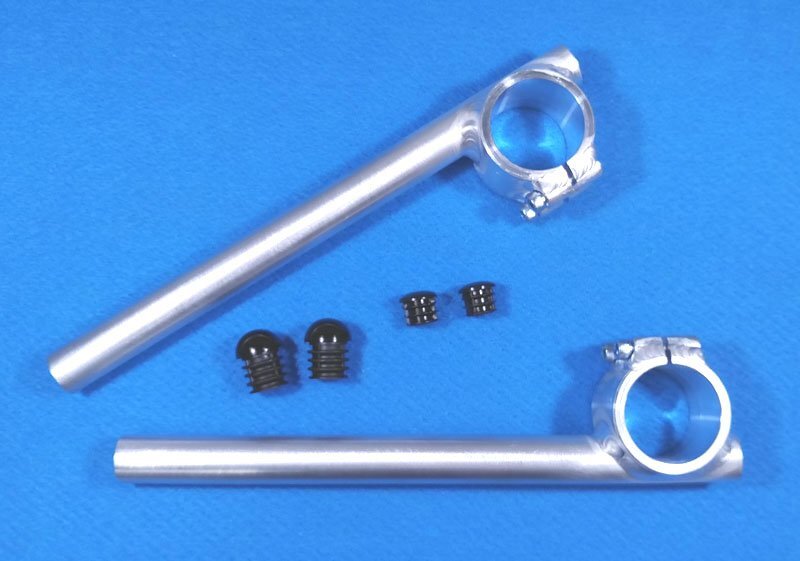 バトルファクトリー アルミ溶接ハンドル 43Φ 垂角 5度。 YZF-R6(5EB 5MT) FZS1000 FZR1000R FZR750R OW01 FZR400RR SP(3TJ) _画像1