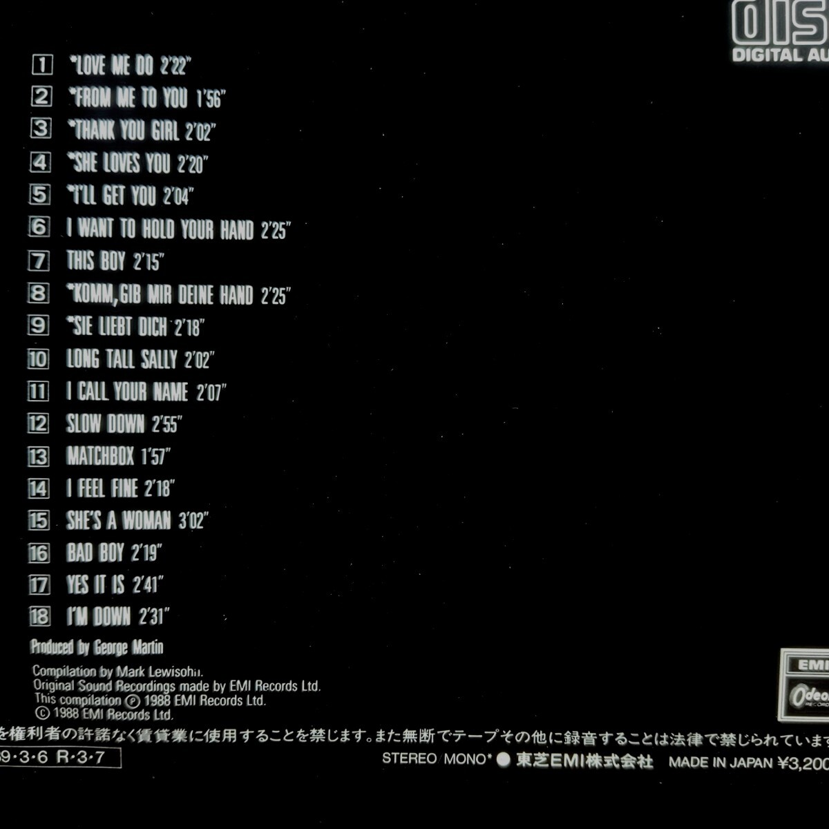国内盤 ビートルズ 2CD パスト・ マスターズ Vol.1 ＆ Vol.2 The Beatles Past Masters Volume 1 & Volume 2_画像3