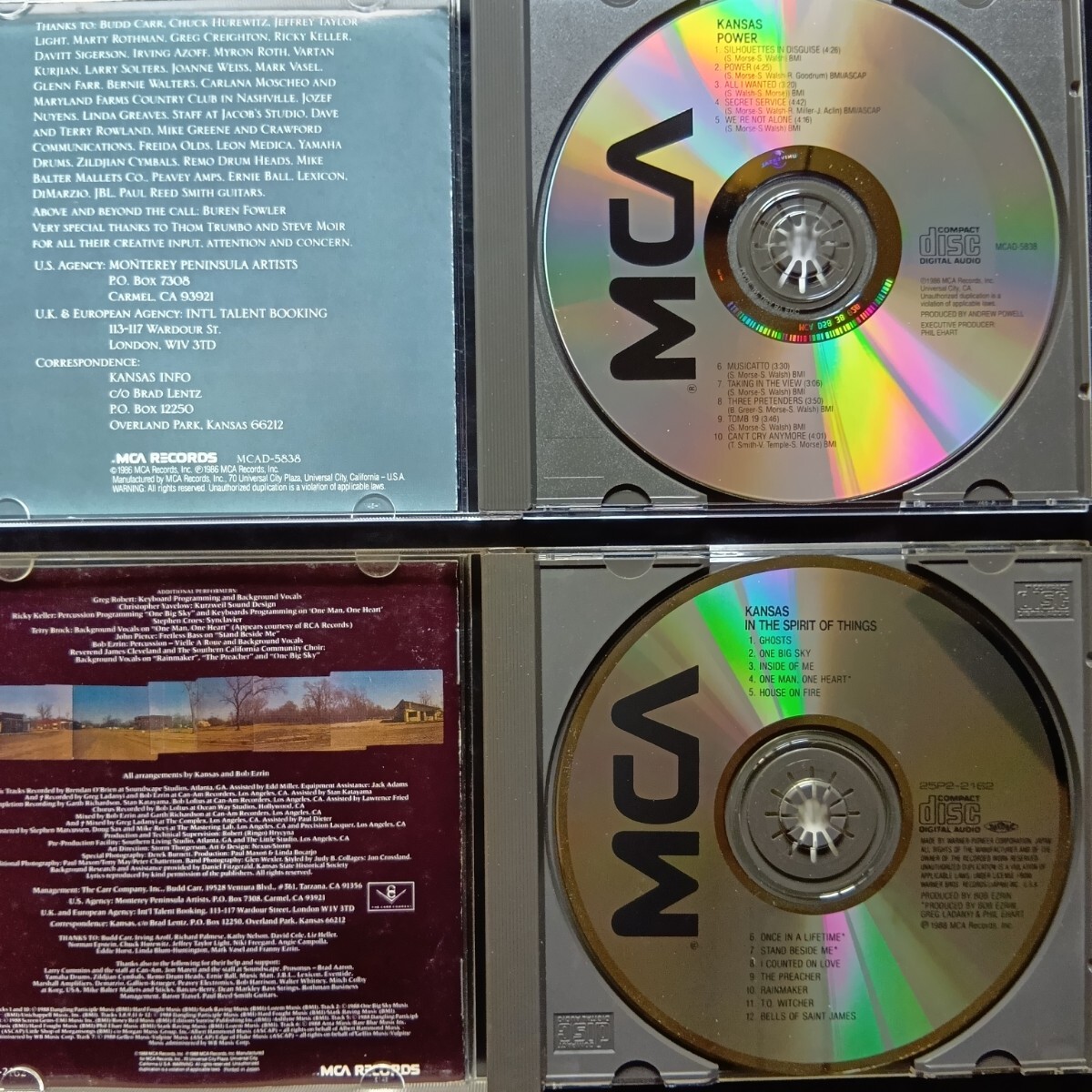 カンサス 2CD パワー & イン・ザ・スピリット・オブ・シングス Kansas Power & In The Spirit Of Things_画像2