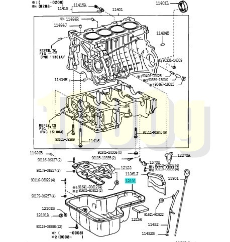 【トヨタ純正新品】TOYOTA 未使用品 ★超希少品★ セリカ ZZT231 エンジン オイルパン 2ZZGE 1999/8-2006/4_画像4