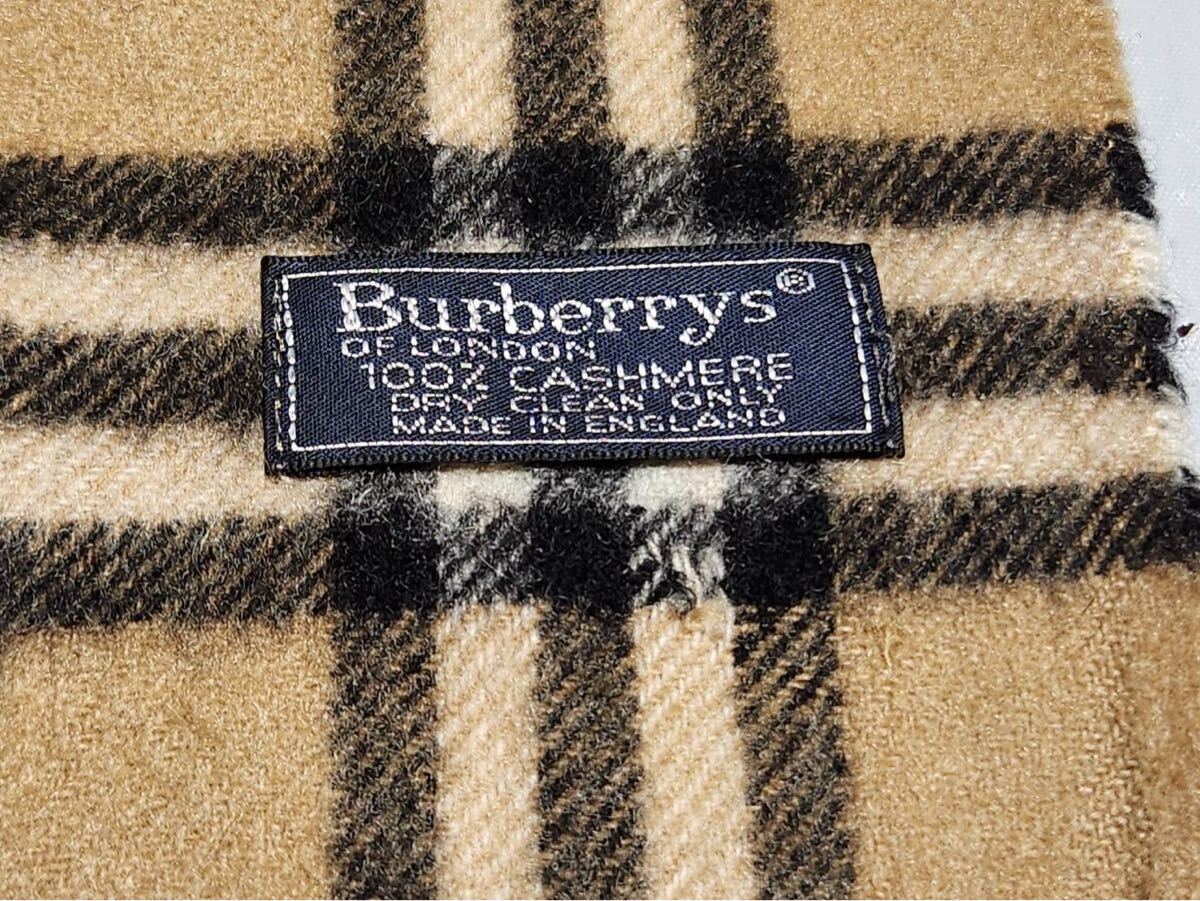 BURBERRY バーバリー マフラー ノバチェック カシミヤ_画像4