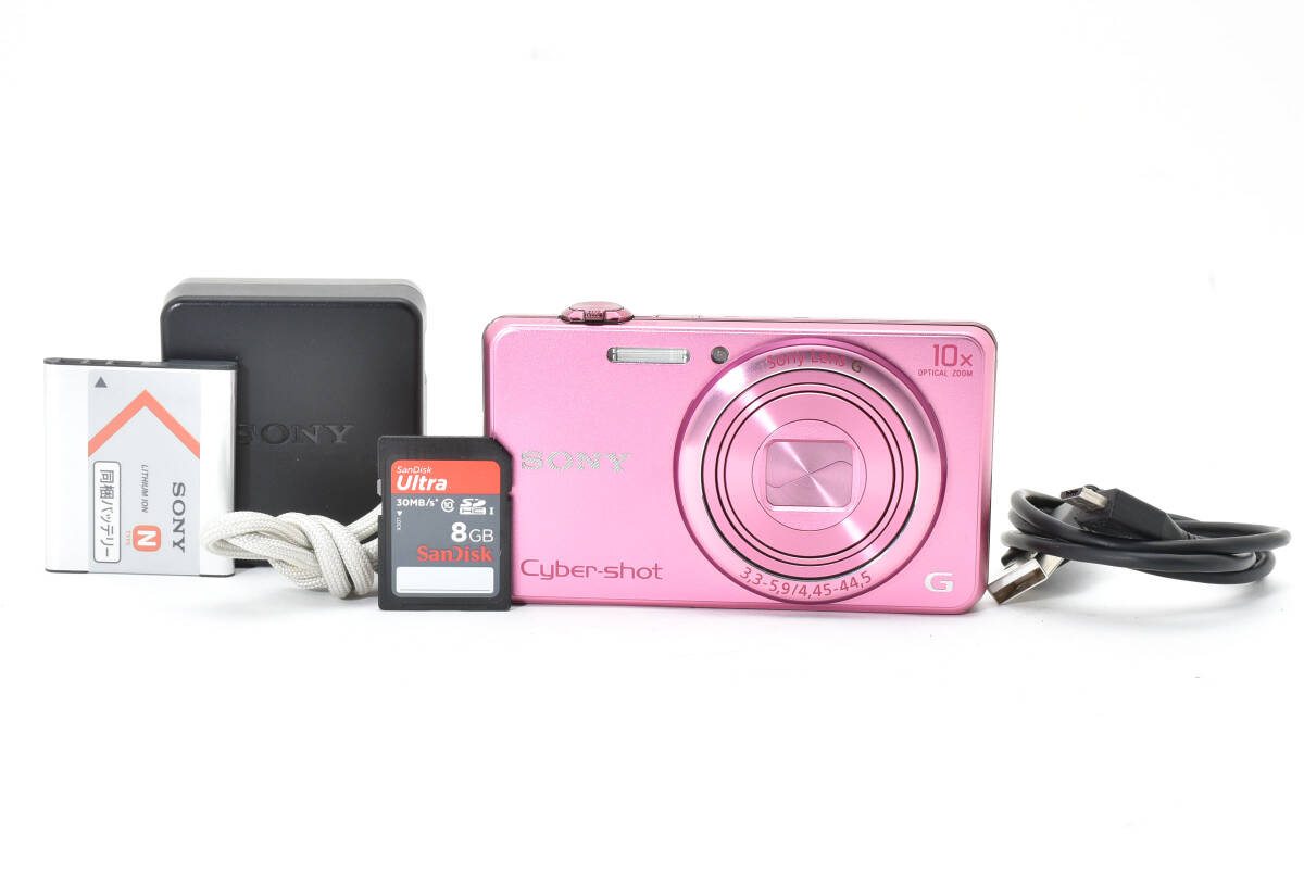 [ 美品 ] ソニー SONY Cyber-shot DSC-WX200 Digital Camera Pink Japanese only 2640228_画像1